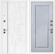 Входная дверь Интеко Верона Белый мат фл-119 Силк маус 49027