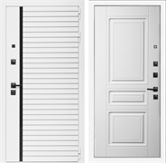 Входная дверь Интеко АГАТ Белая Классика Белый мат 49062