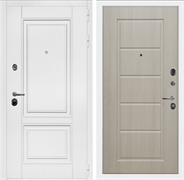 Входная дверь Интеко Афина Белая фл-39 Эко дуб 49082