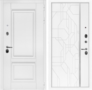 Входная дверь Интеко Афина Белая Эверест Белый мат 49089