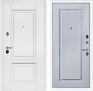 Входная дверь Интеко Афина Белая фл-119 Силк маус 49104