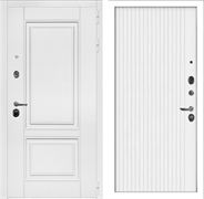 Входная дверь Интеко Вертикаль Белый мат 49106