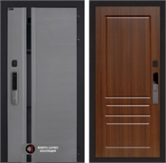 Входная дверь Пиано Смарт 2.0 панель 03 - Орех бренди 55415