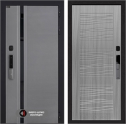 Входная дверь Пиано Смарт 2.0 панель 06 - Сандал серый 55422