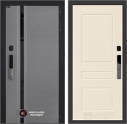 Входная дверь Пиано Смарт 2.0 панель 03 - Крем софт 55428