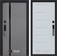 Входная дверь Пиано Смарт 2.0 панель 14 - Дуб кантри белый 55434