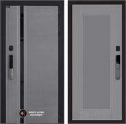 Входная дверь Пиано Смарт 2.0 панель 30 - Серый рельеф софт 55449