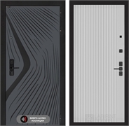 Входная дверь Лабиринт LEOLAB 29 - Белый рельеф софт 55541