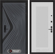 Входная дверь Лабиринт LEOLAB 30 - Белый рельеф софт 55544