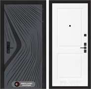 Входная дверь Лабиринт LEOLAB 11 - Белый софт 55503