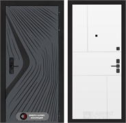 Входная дверь Лабиринт LEOLAB 21 - Белый софт 55505