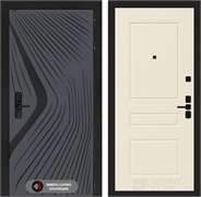 Входная дверь Лабиринт LEOLAB 03 - Крем софт 55517