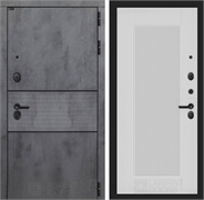 Входная дверь ИНФИНИТИ 30 - Белый рельеф софт 55566