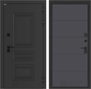 Входные двери Аляска лайт с терморазрывом 13 - Графит софт 55623