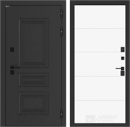 Входные двери Аляска лайт с терморазрывом 13 - Белый софт 55585