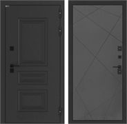 Входные двери Аляска лайт с терморазрывом 24 - Графит софт 55592