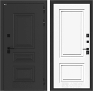 Входные двери Аляска лайт с терморазрывом 26 - Эмаль RAL 9003 55610