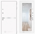 Входная металлическая дверь Лабиринт Лайн WHITE с Зеркалом 18 - Белое дерево 2657417