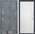 Входная металлическая дверь Лабиринт Бетон 03 - Белый софт 2955861