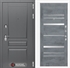 Входная металлическая дверь Лабиринт Платинум 20 - Бетон темный, зеркальные вставки 3007374
