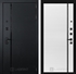 Входная металлическая дверь Лабиринт PIANO 22 - Белый софт, черная вставка 3746190