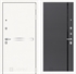 Входная металлическая дверь Лабиринт Лайн WHITE 22 - Графит софт, черная вставка 3769471