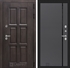 Входная металлическая дверь с Терморазрывом Лабиринт Лондон 22 - Графит софт, черная вставка 3797317