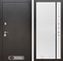 Входная металлическая дверь Лабиринт SILVER 22 - Белый софт, черная вставка 3823620