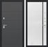 Входная металлическая дверь Лабиринт ART графит 22 - Белый софт, черная вставка 3823730