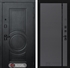 Входная металлическая дверь Лабиринт GRAND 22 - Графит софт, черная вставка 4049546
