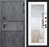 Входная металлическая дверь Лабиринт INFINITY с Зеркалом 18 - Белое дерево 4049940