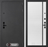 Входная металлическая дверь Лабиринт ACUSTIC 22 - Белый софт, черная вставка 4055062