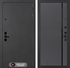 Входная металлическая дверь Лабиринт ACUSTIC 22 - Графит софт, черная вставка 4060215