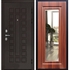 Входная металлическая дверь Монолит ФЛ-120 с Зеркалом Берёза морёная 20943