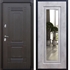 Входная металлическая дверь ESTET ФЛ-120 с Зеркалом Бетон темный 22404