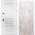 Входная белая дверь Император ФЛ-290 Бетон светлый 28479
