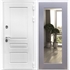 Входная белая дверь Император Пастораль Силк титан с Зеркалом 28601
