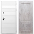 Белая входная дверь Morrison ФЛ-117 Бетон темный 28810