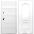 Белая входная дверь Morrison ФЛ-140 Белый силк сноу 28848