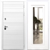 Белая входная дверь Morrison ФЛ-120 с Зеркалом Белый силк сноу 28863