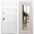 Белая входная дверь Morrison ФЛ-120 с Зеркалом Лиственница беж 28864