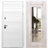 Белая входная дверь Morrison ФЛ-120 с Зеркалом Бетон светлый 28866
