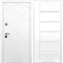 Белая Входная металлическая дверь Олимпия ФЛ-102 Белый силк сноу 29069