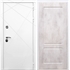 Белая Входная металлическая дверь Олимпия ФЛ-117 Бетон светлый 29082