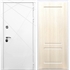 Белая Входная металлическая дверь Олимпия ФЛ-117 Беленый дуб 29083