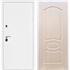 Входная металлическая дверь Триумф Белая шагрень ФЛ-128 Лиственница беж 31598