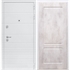 Входная белая дверь Италия ФЛ-117 Бетон светлый 34261