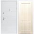 Входная белая дверь Италия ФЛ-117 Беленый дуб 34262