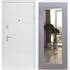 Входная белая дверь Италия Пастораль Силк титан с Зеркалом 34320