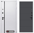 Входная белая дверь Лабиринт ROYAL 13 - Графит софт 3918959